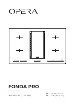 Preview for 1 page of Opera FONDA PRO Installation Manual