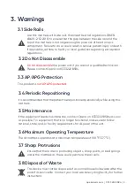 Preview for 5 page of Opera RELIEVE Overlay Mattress System Instruction Manual And Specifications