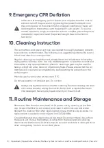 Preview for 10 page of Opera RELIEVE Overlay Mattress System Instruction Manual And Specifications