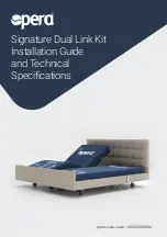 Opera Signature Dual Link Kit Installation Manual And Technical Specifications preview