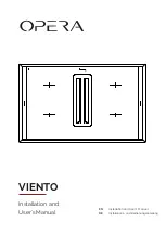 Preview for 1 page of Opera VIENTO DVI83C1 Installation And User Manual