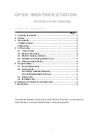 Opes OP-WS01/WH1170 Instruction Manual preview