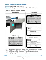 Предварительный просмотр 21 страницы Opex Model 72 Operator'S Manual