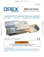 Предварительный просмотр 1 страницы Opex Omation Envelopener 210 Series Operator'S Manual