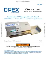 Предварительный просмотр 2 страницы Opex Omation Envelopener 210 Series Operator'S Manual