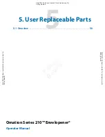 Предварительный просмотр 114 страницы Opex Omation Envelopener 210 Series Operator'S Manual