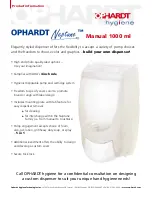 Предварительный просмотр 1 страницы ophardt Neptune 1000 ml Manual