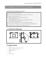 Предварительный просмотр 7 страницы ophardt Praesidio Operator'S Manual