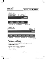 Preview for 4 page of Ophit DMD-H102 User Manual