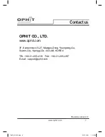 Preview for 8 page of Ophit DMD-H102 User Manual