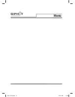 Preview for 10 page of Ophit DMD-H102 User Manual