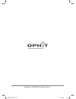 Preview for 12 page of Ophit DMD-H102 User Manual