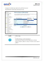 Preview for 8 page of Ophit WRO-100 User Manual