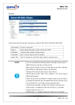 Preview for 14 page of Ophit WRO-100 User Manual