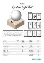 Preview for 1 page of Opitec Rainbow Light Ball Quick Start Manual