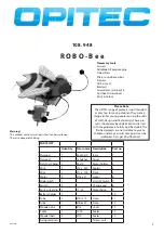 Opitec ROBO-Bee Manual preview