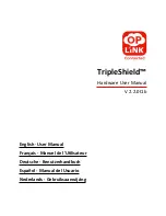 Preview for 1 page of Oplink TripleShield User Manual