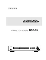 Oppo BDP-93 User Manual preview