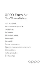 Oppo Enco Air Quick Start Manual preview