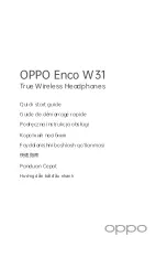 Oppo Enco W31 Quick Start Manual preview