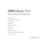 Oppo Enco w51 Quick Start Manual preview
