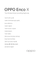 Oppo Enco X Quick Start Manual preview