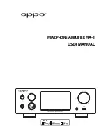 Oppo HA-1 User Manual предпросмотр