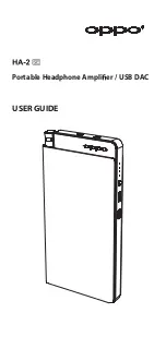 Предварительный просмотр 1 страницы Oppo HA-2 SE User Manual