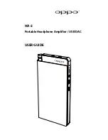 Oppo HA-2 User Manual preview