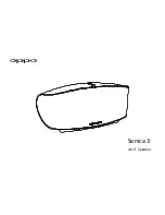 Предварительный просмотр 1 страницы Oppo Sonica 3 Instructions Manual