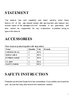 Preview for 3 page of Oppray ML-W0194A User Manual