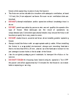 Preview for 5 page of Oppray ML-W0194A User Manual