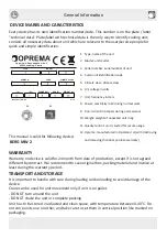 Preview for 3 page of Oprema BERG MW 2 User Manual