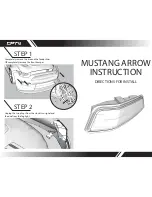 Preview for 1 page of OPT-7 MUSTANG ARROW Instructions