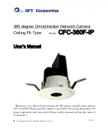 OPT Corporation CFC-360F-IP User Manual preview