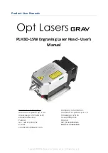 Предварительный просмотр 1 страницы Opt Lasers GRAV PLH3D-15W Series User Manual