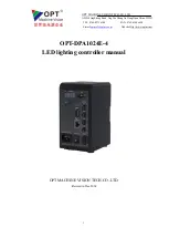 Opt OPT-DPA1024E-4 Manual preview