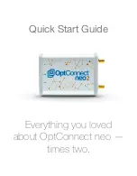 Предварительный просмотр 1 страницы OptConnect neo 2 Quick Start Manual