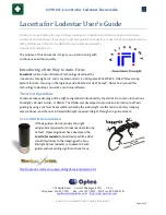 Optec Lacerta User Manual preview