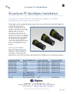 Optec QuickSync FT20 Installation Manual preview