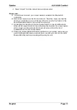 Preview for 11 page of Optelec ALVA 640 Comfort User Manual