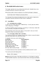 Preview for 12 page of Optelec ALVA 640 Comfort User Manual