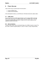 Preview for 20 page of Optelec ALVA 640 Comfort User Manual