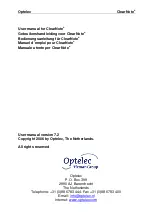 Preview for 2 page of Optelec ClearNote+ User Manual