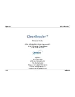 Предварительный просмотр 142 страницы Optelec ClearReader+ User Manual