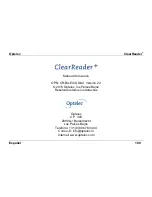 Предварительный просмотр 181 страницы Optelec ClearReader+ User Manual