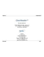 Предварительный просмотр 221 страницы Optelec ClearReader+ User Manual