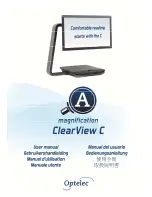 Optelec ClearView C HD User Manual preview