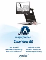 Optelec ClearView GO User Manual preview