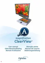 Optelec ClearView+ User Manual preview